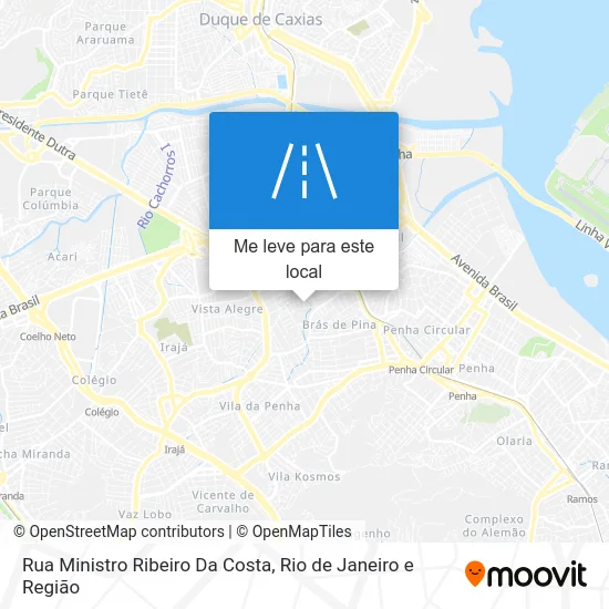 Rua Ministro Ribeiro Da Costa mapa
