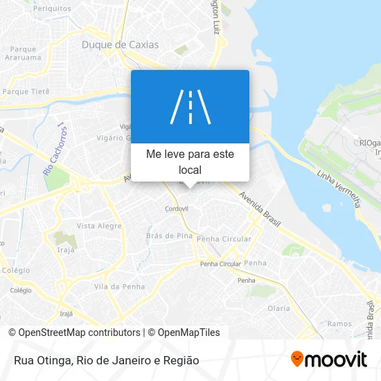 Rua Otinga mapa