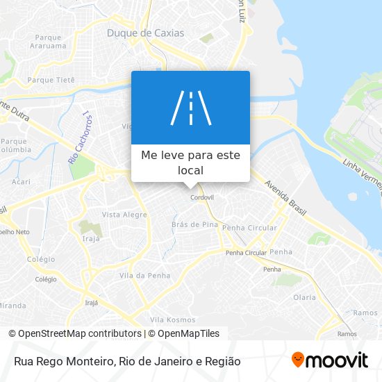 Rua Rego Monteiro mapa