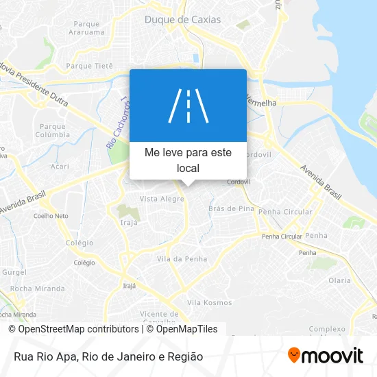 Rua Rio Apa mapa