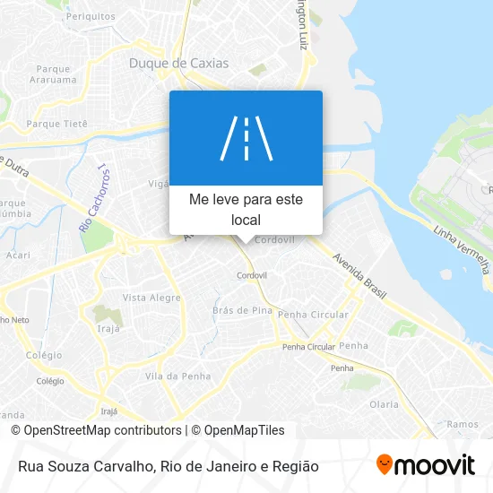Rua Souza Carvalho mapa