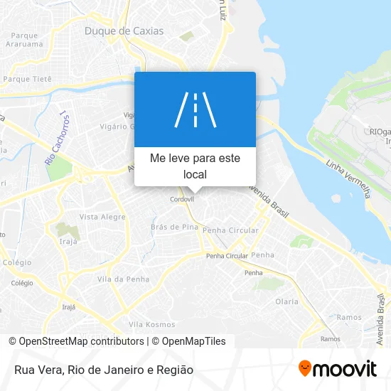 Rua Vera mapa