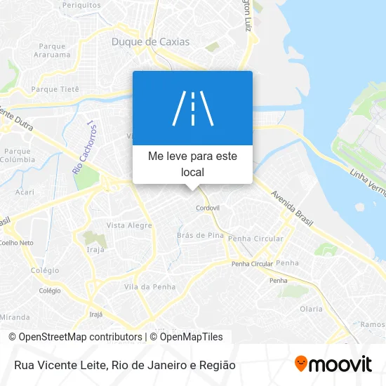 Rua Vicente Leite mapa