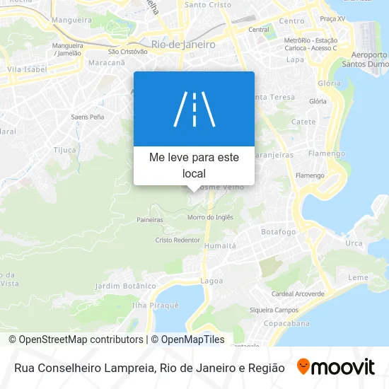 Rua Conselheiro Lampreia mapa