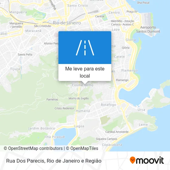 Rua Dos Parecis mapa