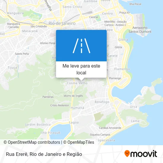 Rua Ererê mapa