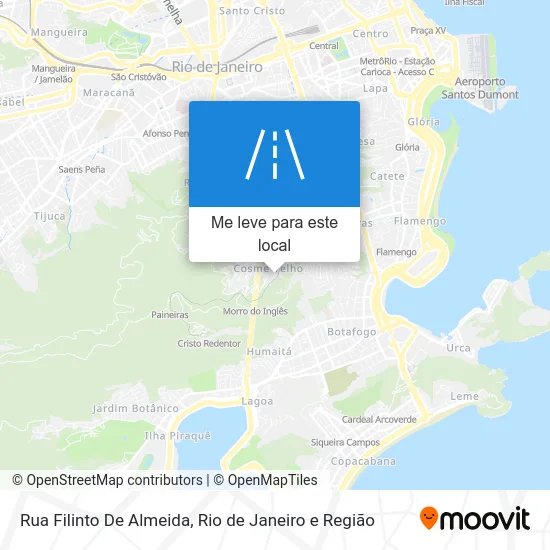 Rua Filinto De Almeida mapa
