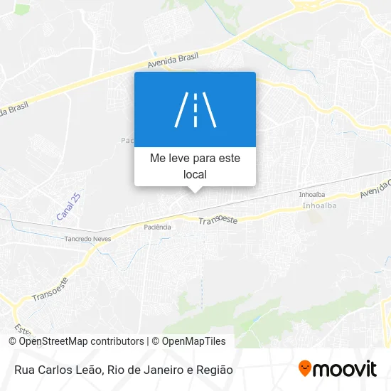 Rua Carlos Leão mapa