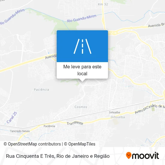 Rua Cinquenta E Três mapa