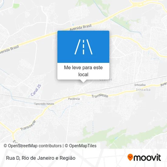 Rua D mapa
