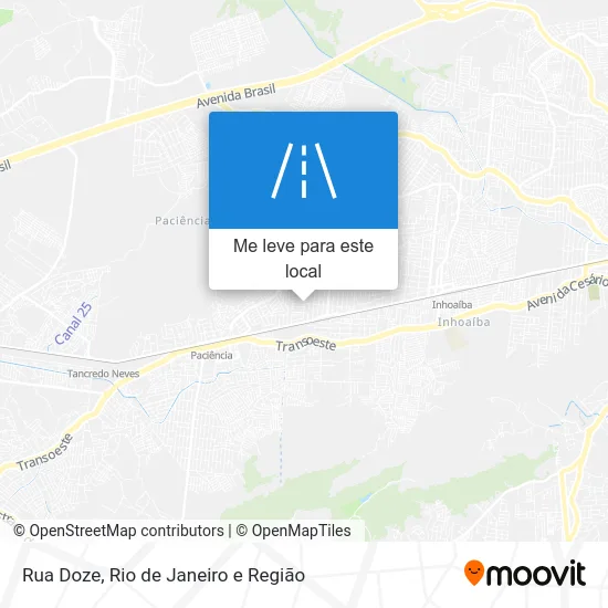 Rua Doze mapa