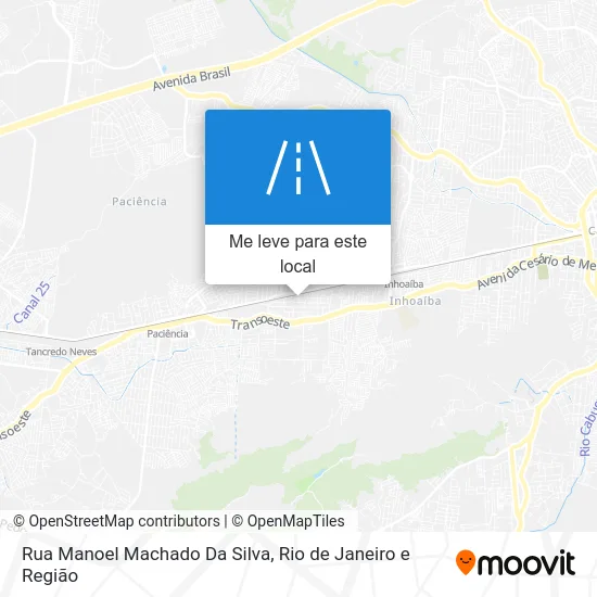 Rua Manoel Machado Da Silva mapa