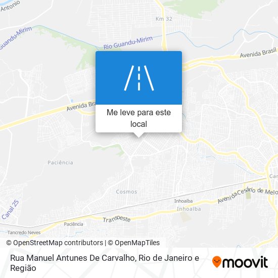 Rua Manuel Antunes De Carvalho mapa