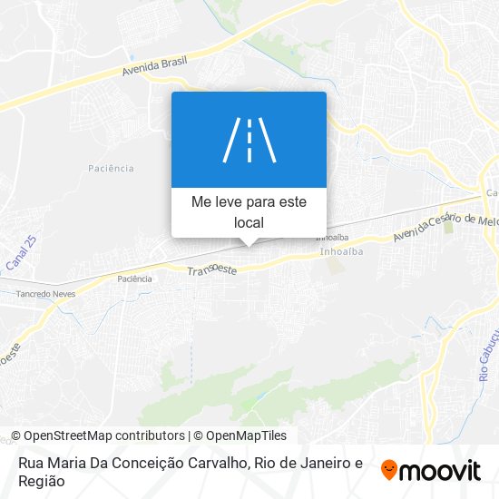 Rua Maria Da Conceição Carvalho mapa