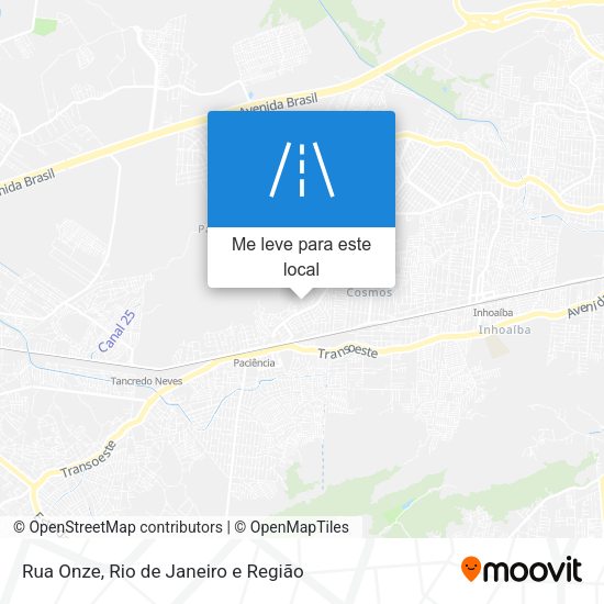 Rua Onze mapa