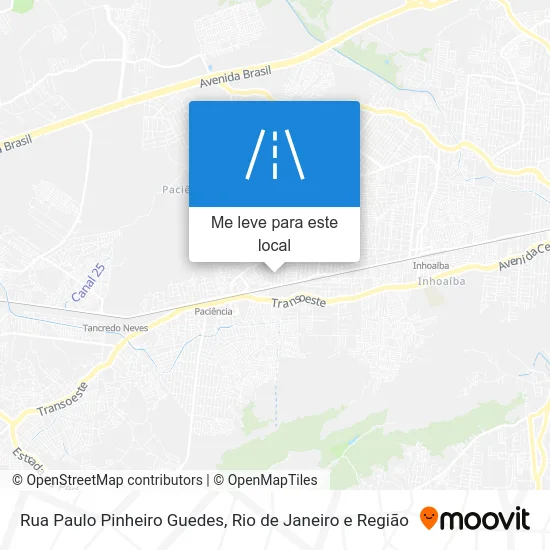 Rua Paulo Pinheiro Guedes mapa