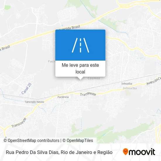 Rua Pedro Da Silva Dias mapa