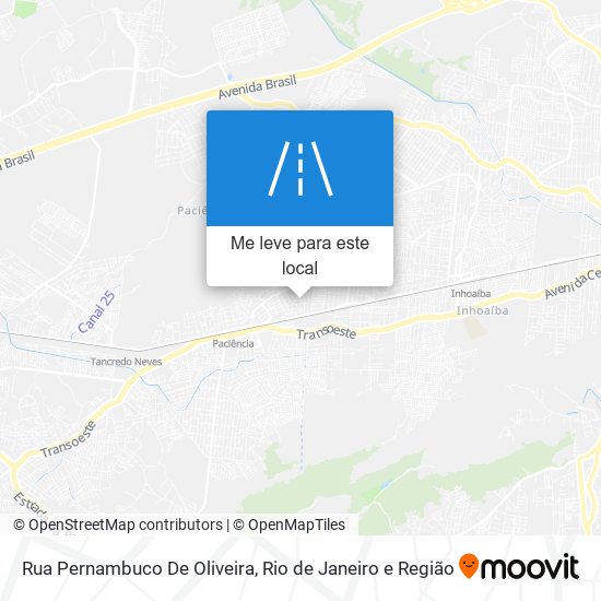 Rua Pernambuco De Oliveira mapa