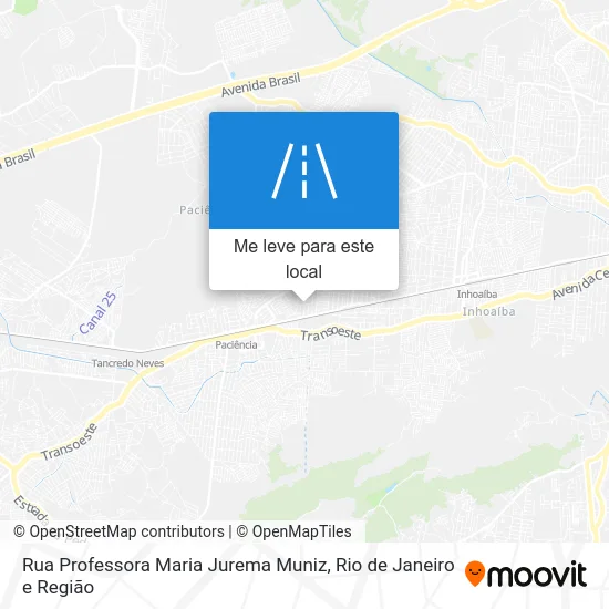 Rua Professora Maria Jurema Muniz mapa