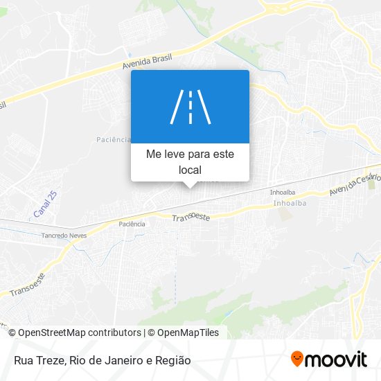 Rua Treze mapa