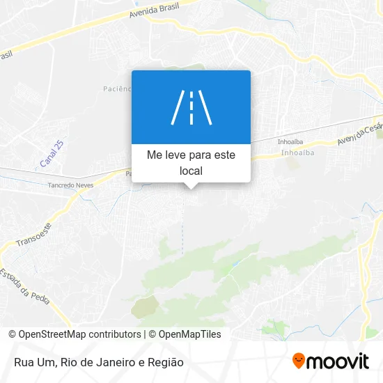 Rua Um mapa