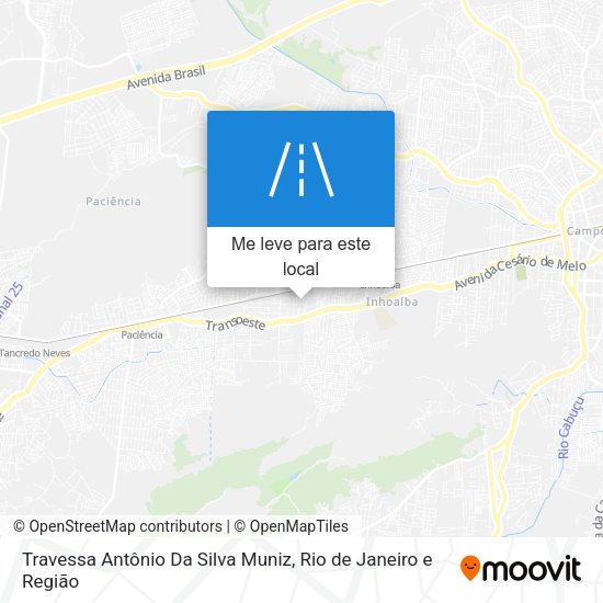 Travessa Antônio Da Silva Muniz mapa