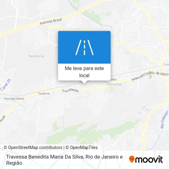 Travessa Benedita Maria Da Silva mapa