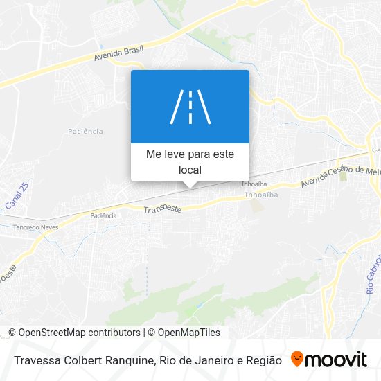 Travessa Colbert Ranquine mapa