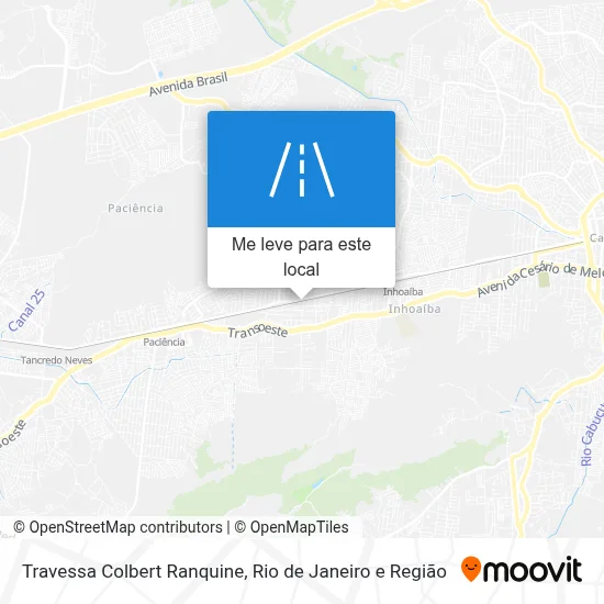 Travessa Colbert Ranquine mapa