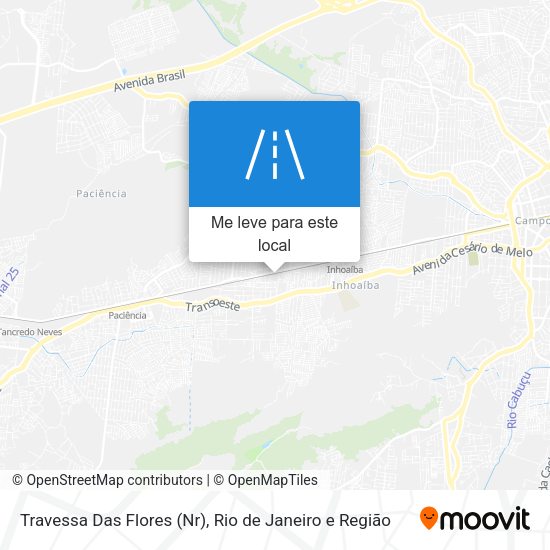 Travessa Das Flores (Nr) mapa