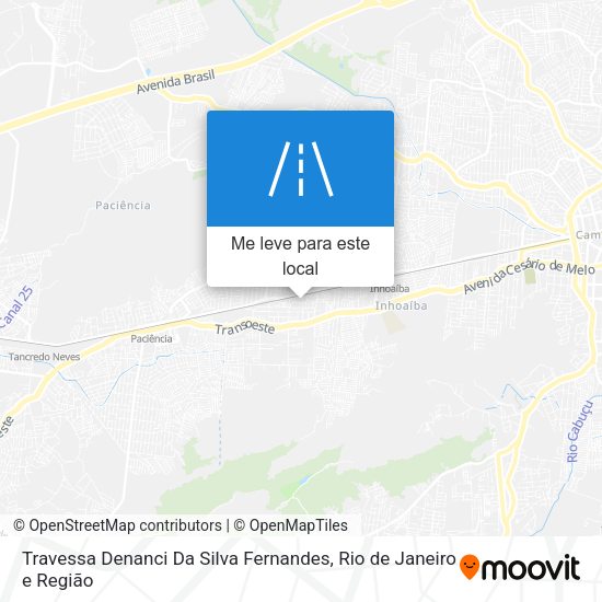 Travessa Denanci Da Silva Fernandes mapa