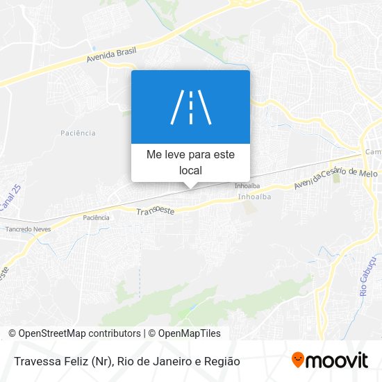 Travessa Feliz (Nr) mapa