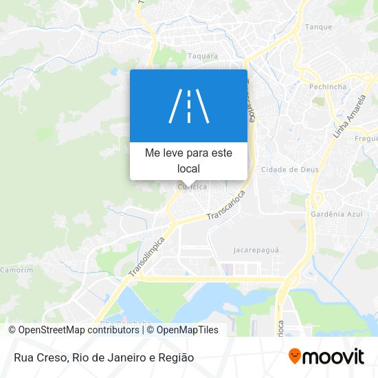 Rua Creso mapa