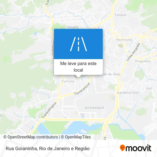 Rua Goianinha mapa