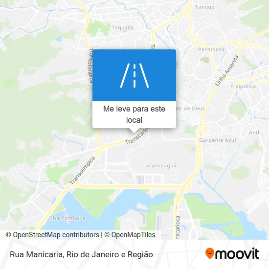 Rua Manicaria mapa