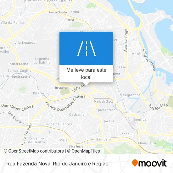 Rua Fazenda Nova mapa