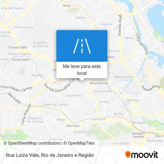 Rua Luiza Vale mapa