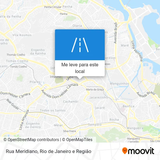 Rua Meridiano mapa