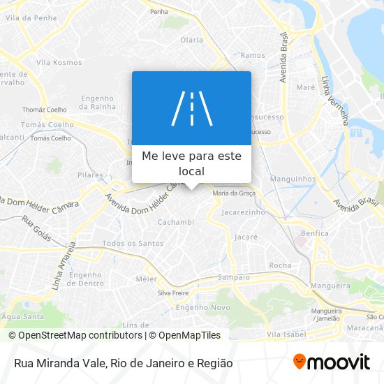 Rua Miranda Vale mapa