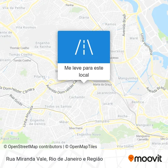 Rua Miranda Vale mapa