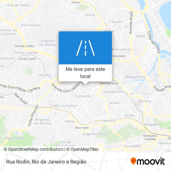 Rua Rodin mapa