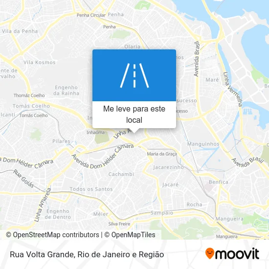 Rua Volta Grande mapa