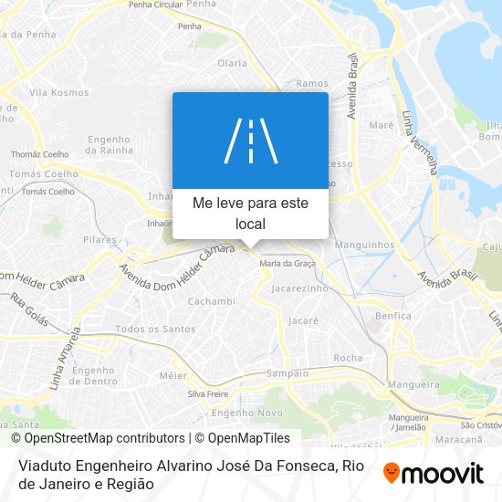 Viaduto Engenheiro Alvarino José Da Fonseca mapa