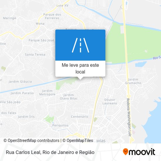 Rua Carlos Leal mapa