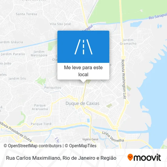 Rua Carlos Maximiliano mapa
