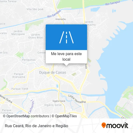 Rua Ceará mapa