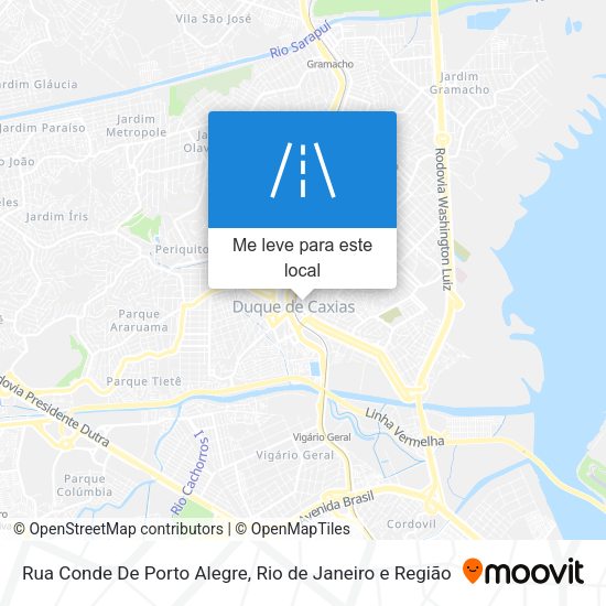 Rua Conde De Porto Alegre mapa