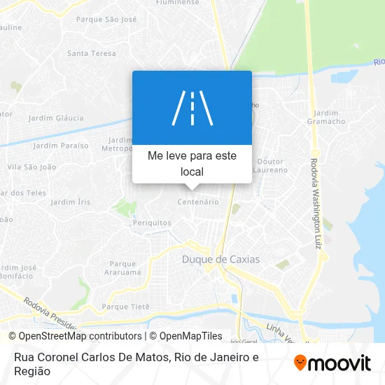 Rua Coronel Carlos De Matos mapa