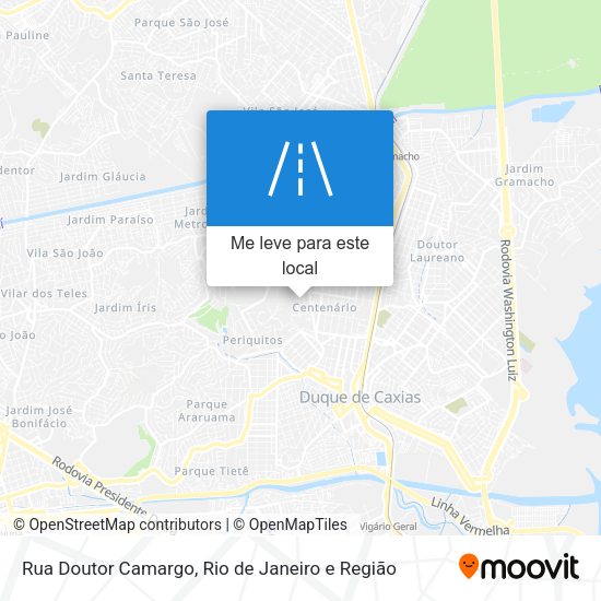 Rua Doutor Camargo mapa
