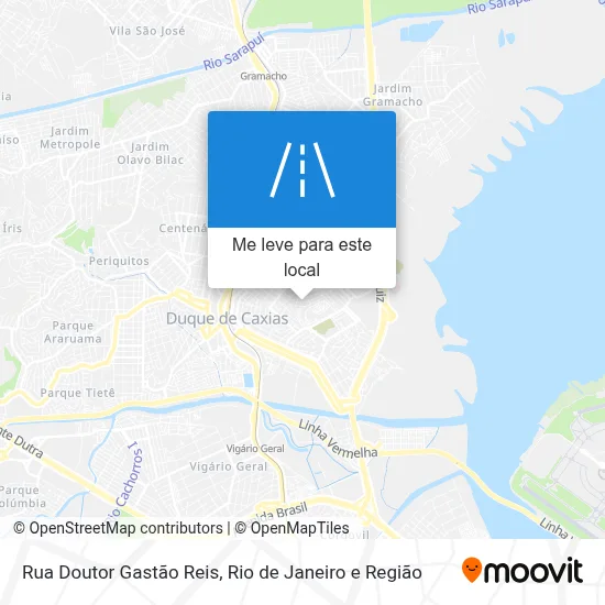 Rua Doutor Gastão Reis mapa